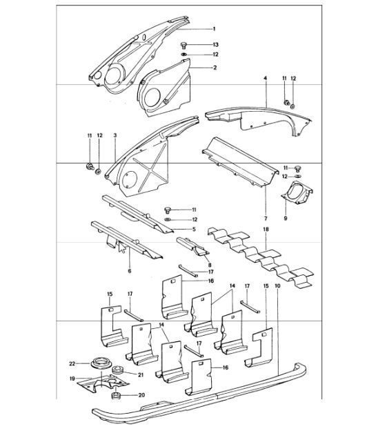 Diagram 105-10 Porsche Panamera V6 3.0L 2WD (330 ch) 