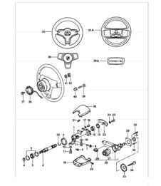 steering parts upper 911 1984-86