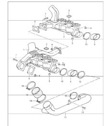 exhaust system: heat exchanger 964 M64.01/02/03 1989-94