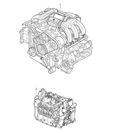 Ersatzmotor - 9720, 9721, 9722 - 987C.1 Cayman 2006-08