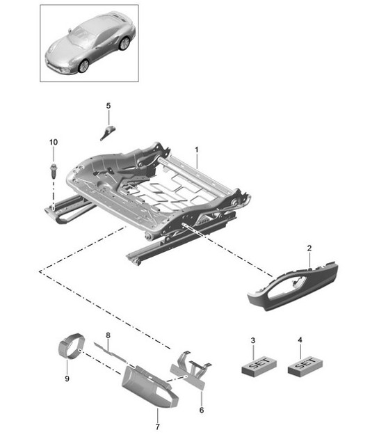 Diagram 817-031 Porsche  