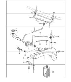 windscreen washer system 996 1998-05