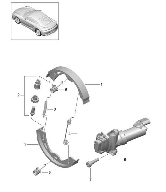 Diagram 603-005 Porsche Cayenne MK3 (958) 2010-2017 