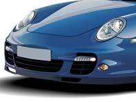 Design AeroKit Package 997 Turbo MK1 Look Front Bumper Porsche 997 2004-08