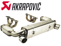 Akrapovic Evolution Titanium Exhaust System for Porsche 996 Turbo 2000-05