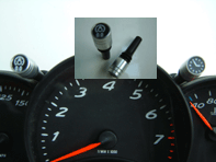Clock and Trip Alloy Knobs. Porsche 996 / 986