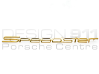 "SPEEDSTER"  Badge. Porsche 356