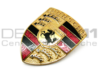 Bonnet Badge Small Design with Gold Crest (356 Model)