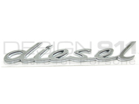 "DIESEL" - Chrome Door Badge for Porsche 970 Panamera