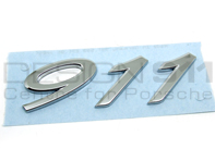 "911"  Rear Lid Badge. Porsche 991