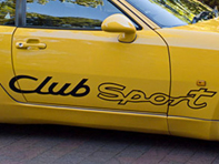 "Club Sport" Side Decal. Porsche 968