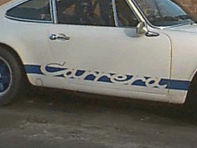 "CARRERA" Side Decal. Porsche 911 1969-89