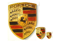 Porsche sticker crest