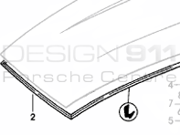 Bonnet Seal. Porsche 911 1974-89 