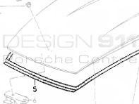 Bonnet Seal Porsche 964 1990-94 & 964 Turbo