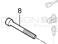 Brake Caliper Mounting Bolts. Porsche 970 Panamera TURBO