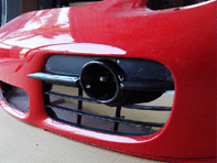 Fog Lamp Covers Carbon. Porsche 987C Cayman