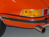 Rear Bumper Corner Wide Rubber and Moulding. Porsche 911 1965 Onwards