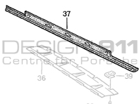 Rear Bumper Top Seal. Porsche 911 74-89