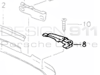 Cabrio Roof Catch Covers. Porsche 911 / 964