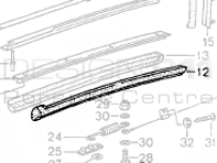 Cabrio Roof Seal Latrual. Porsche 911 / 964