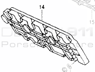 Camshaft Cover - Lower Porsche 964 C2/C4 1989-93