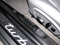 Carbon Fibre Bonnet Boot Control Panel. Porsche 997/987