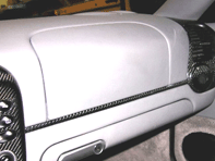 Carbon Fibre Dash Strips. Porsche 996 / 986