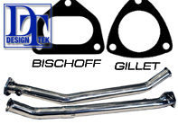Exhaust Catalytic Converter Bypass Pipes for Porsche 993   DesignTek