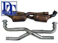 Exhaust Catalytic Converter Bypass Pipes for Porsche 996 1997>>   DesignTek
