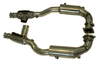 Exhaust Catalytic Converter Bypass Pipes. Porsche 993 Turbo