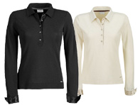 Porsche Women's Long-sleeved Polo Shirt. Panamera Collection
