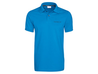 Porsche Men's Polo Shirt, Aqua Blue