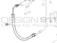 Clutch Flexie Hose Porsche 924 / 924S / 944
