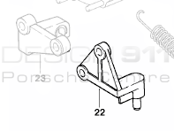 Clutch Bearing Bracket. Porsche 930