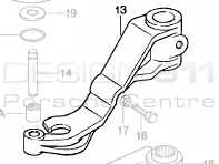 Clutch Release Lever. Porsche 930 Turbo