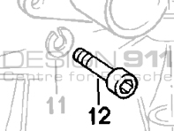 Clutch Guide Tube Bolt Porsche 911 / 964 / 993 / 996 GT3