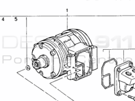 Air Con Compressor. Porsche 964 / 993  (New)