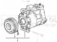 Air Con Compressor (New). Porsche 986 / 987 / 987C / 996 / 997