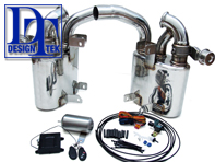 Exhaust Muffler / Silencer Sports VALVETRONIC. DesignTek for Porsche 996
