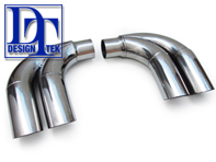 Exhaust Muffler Bypass Super Cup Pipes DesignTek. Porsche 997