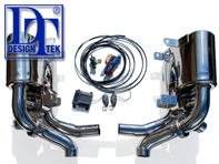Exhaust Muffler / Silencer Sports VALVETRONIC. DesignTek for Porsche 997