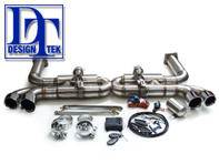 Sport Exhaust VALVETRONIC Porsche 997 Turbo 06>> with CAT BYPASS -DesignTek