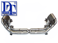 DesignTek Sports Exhaust Package (adds25 to 30 bhp) Porsche 997 GEN2 C2 / C4 / C4S
