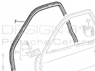 Door Seal Porsche 944 Coupe