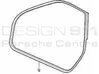 Door Seal Porsche 996 Coupe