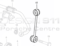 Drop Link Front. Porsche 928 1986-96