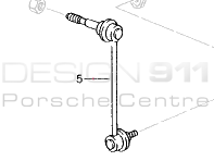 Drop Link Front. Porsche 996 GT2 / GT3 MKI