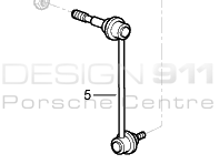Drop Link Front. Porsche 997 C4 / 997 C4S / 997 Turbo (OE Part No. 99734307303 / 99734307403)