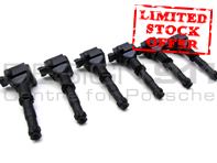 Ignition Coil Packs (PACK OF 6) Porsche 996 3.4L / Boxster 986>>03 / 996 GT3 MKI
